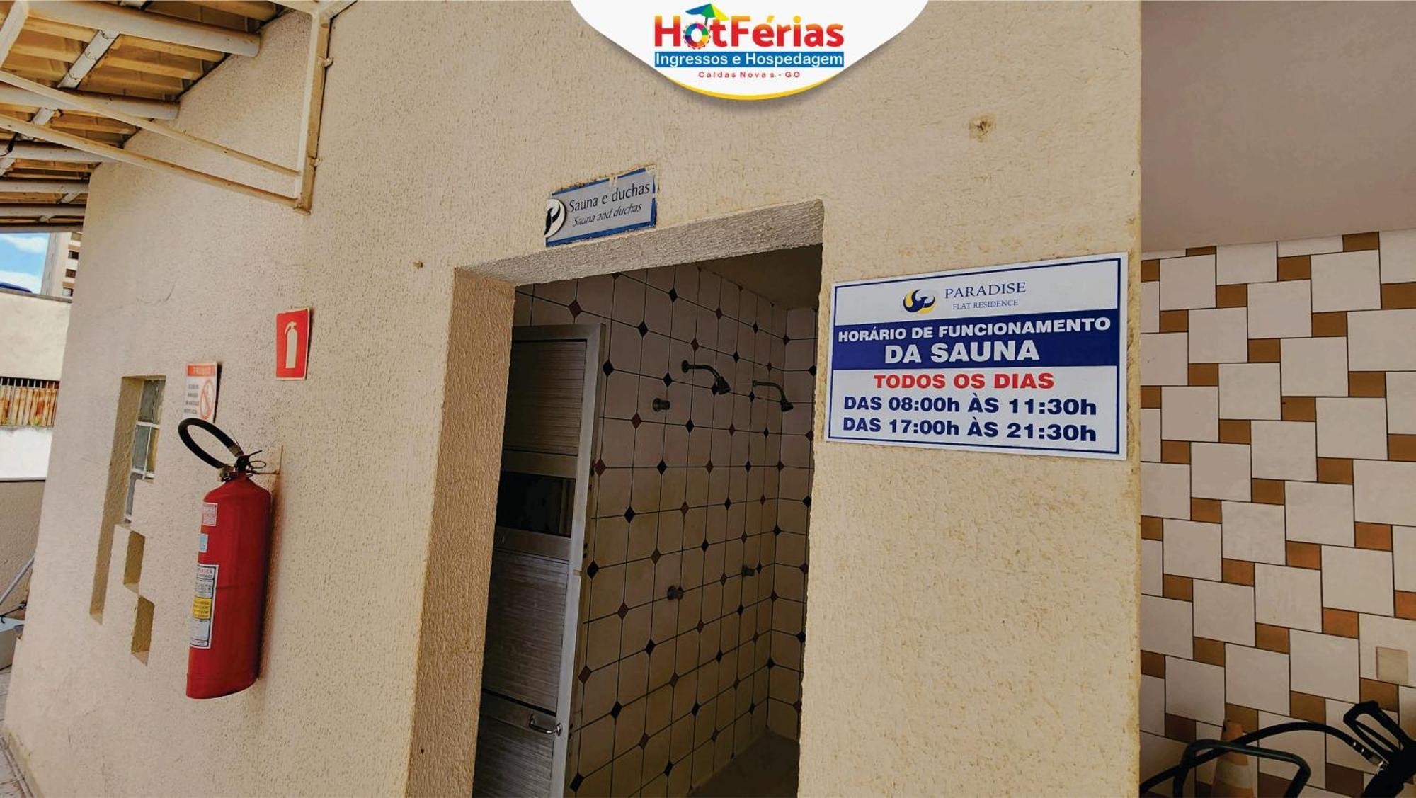 Flat Paradise, Piscinas Termais, Proximo Ao Centro - Hotferias Caldas Novas Luaran gambar