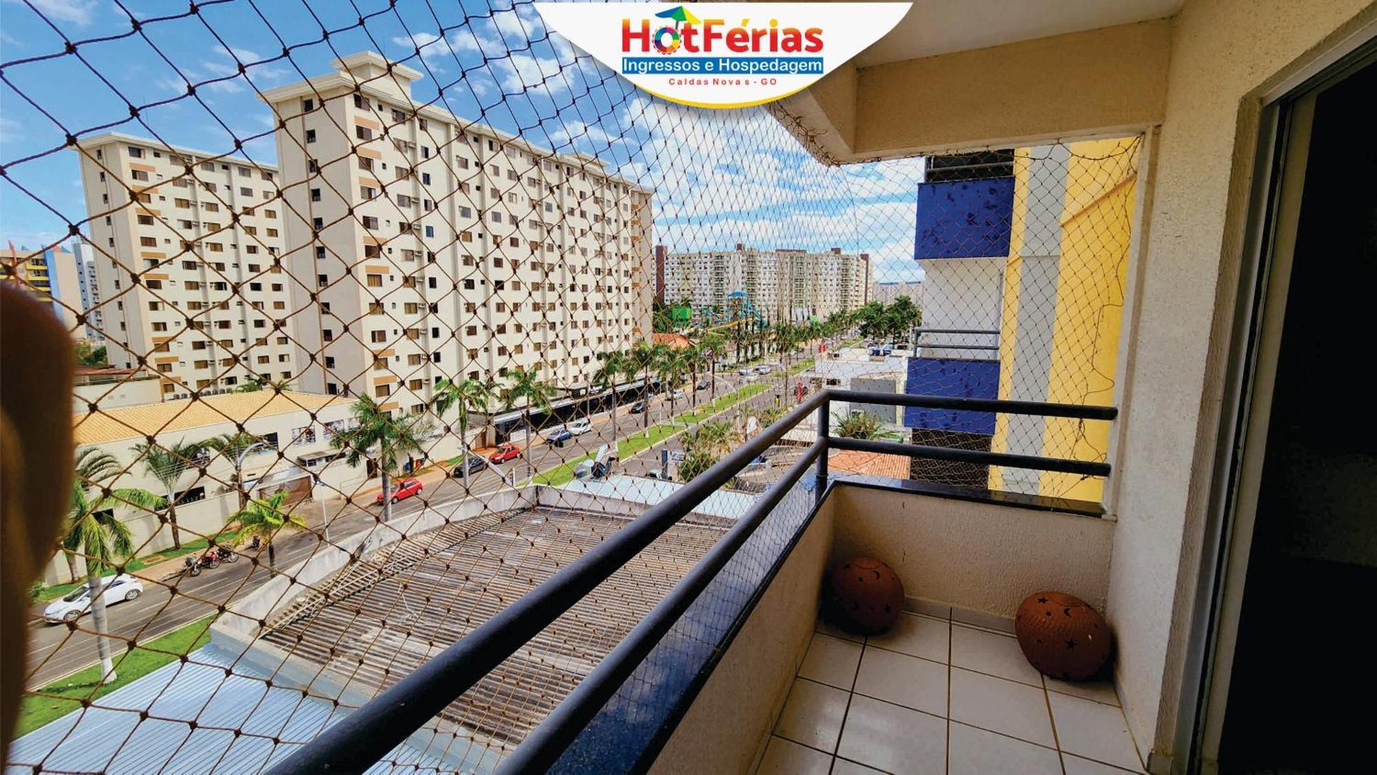 Flat Paradise, Piscinas Termais, Proximo Ao Centro - Hotferias Caldas Novas Luaran gambar